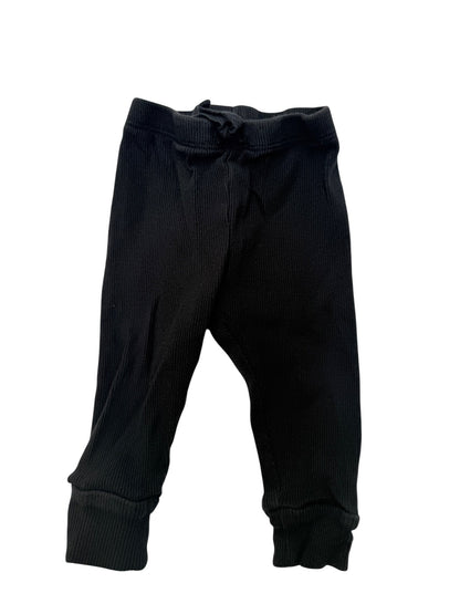 Baby Gap Ribbed Black Leggings 6-12 Months