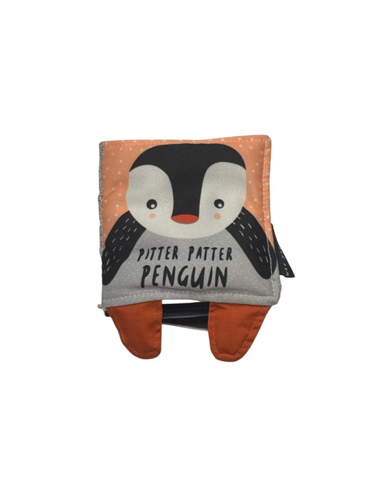 Wee Gallery Pitter Patter Penguin Soft Cloth Book