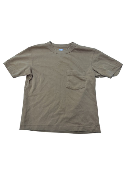 Uniqlo Mustard Pocket T-Shirt 7-8