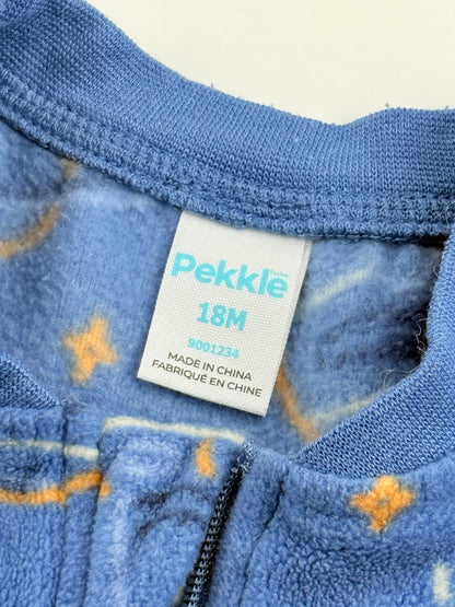 Pekkle Space Fleece Sleeper 18M