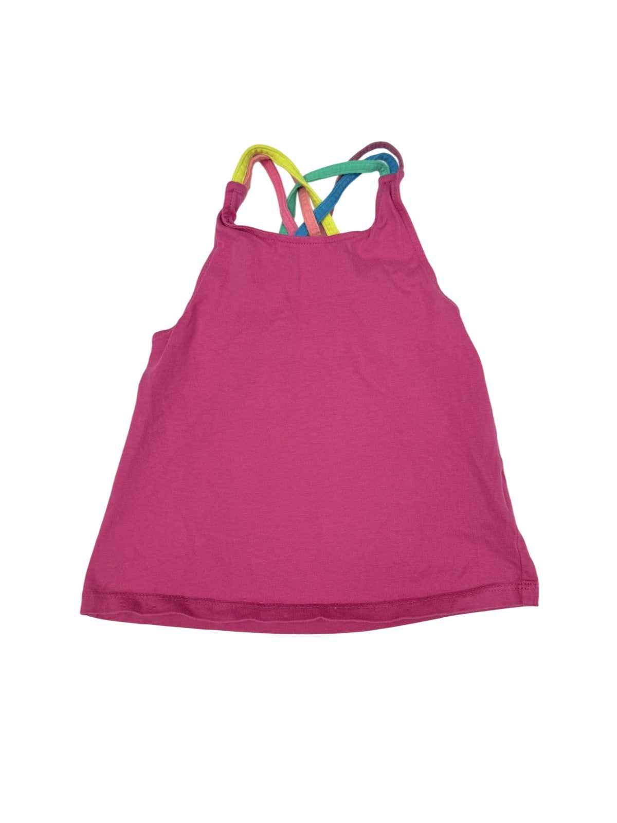 Mini Boden Rainbow Strap Tank Top 4-5Y