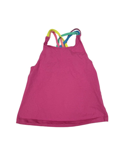 Mini Boden Rainbow Strap Tank Top 4-5Y
