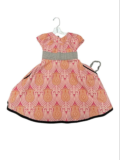 Redfish Kids Pink Paisley Dress Size 4