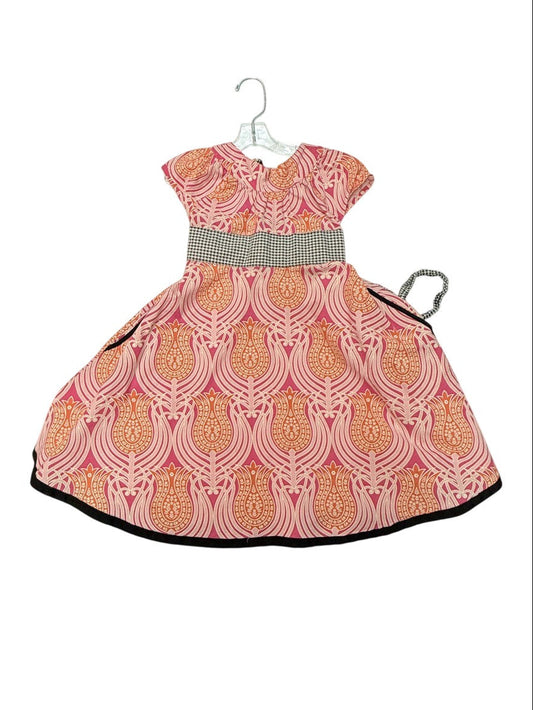 Redfish Kids Pink Paisley Dress Size 4