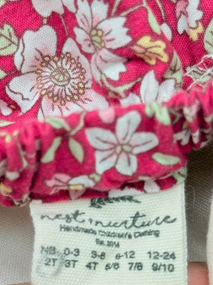 Nest + Nurture Floral Halter Romper 2T