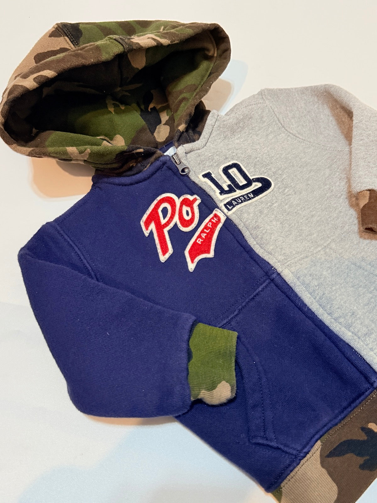 Polo Ralph Lauren Camo Split Hoodie Set 18m