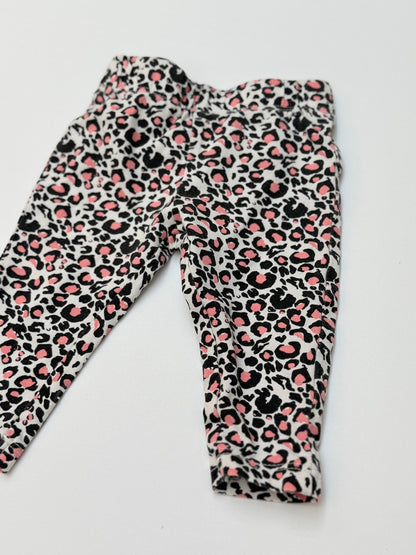 George Leopard Print Leggings 3-6M