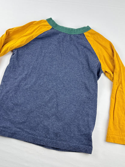 Joe Fresh Color Block Raglan T-Shirt Size 4