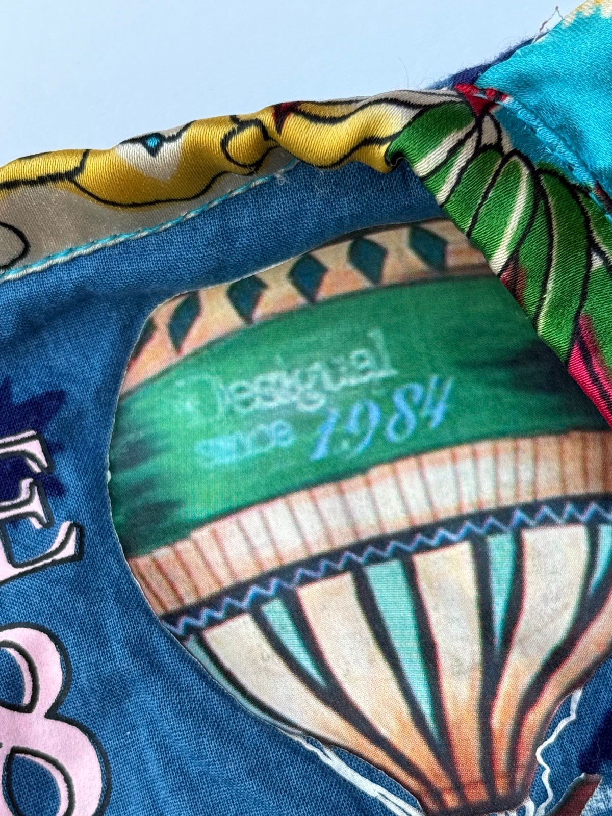 Desigual Patchwork Floral Jacket Size 7-8