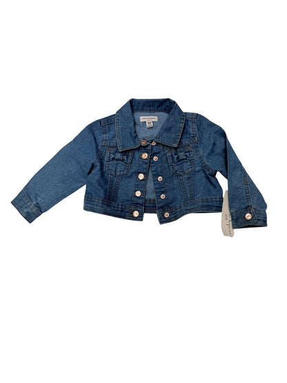 NWT - Nanette Lepore Girls Denim Jacket 18M