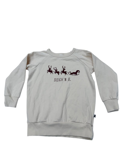 Little & Lively Sleigh 'N It Sweatshirt 3T