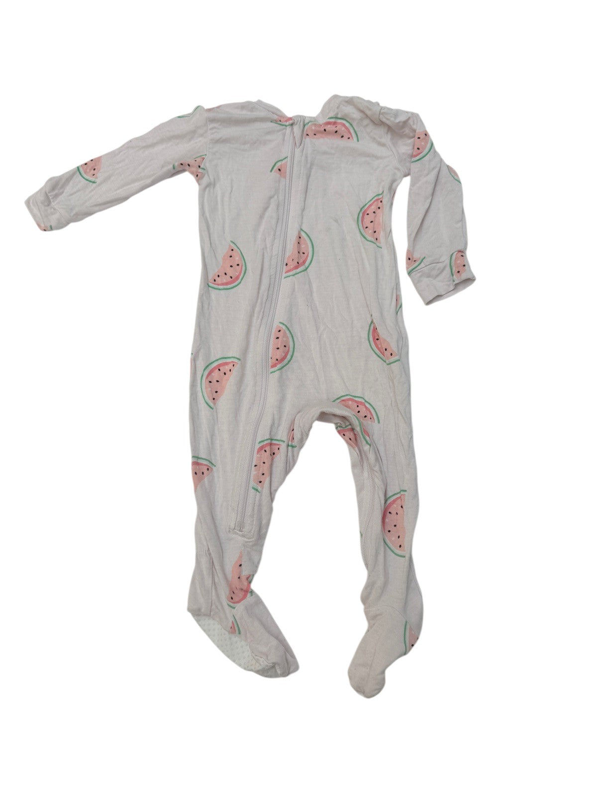 ZippyJamz Watermelon Footed Sleeper 3-6M