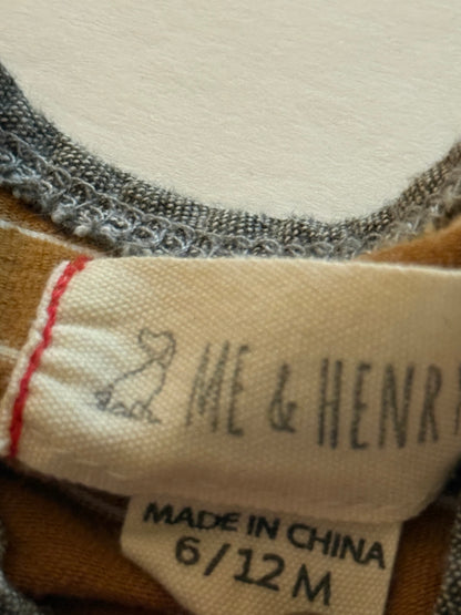 Me & Henry Striped Bodysuit 6/12M