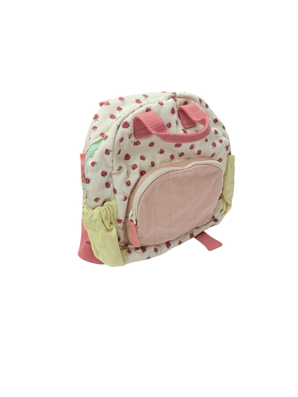 Zara  Small Strawberries Cream Toddler Mini Backpack