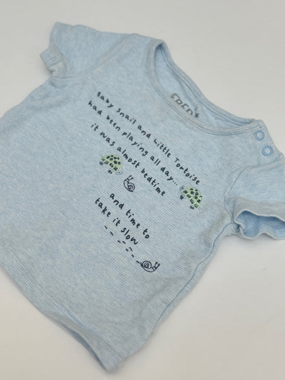 Fred Baby Snail Tortoise T-Shirt Newborn