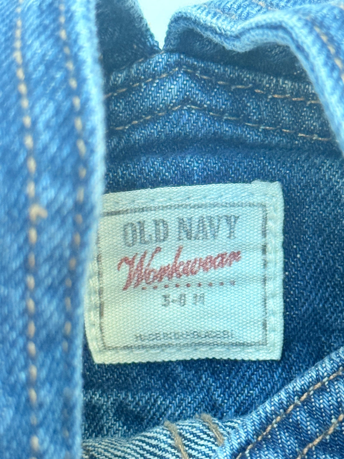 Old Navy Denim Overalls 3-6M