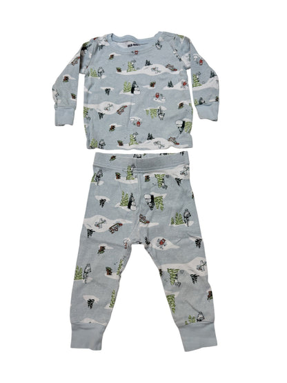 Old Navy Star Wars Snow Pajama Set 12-18M