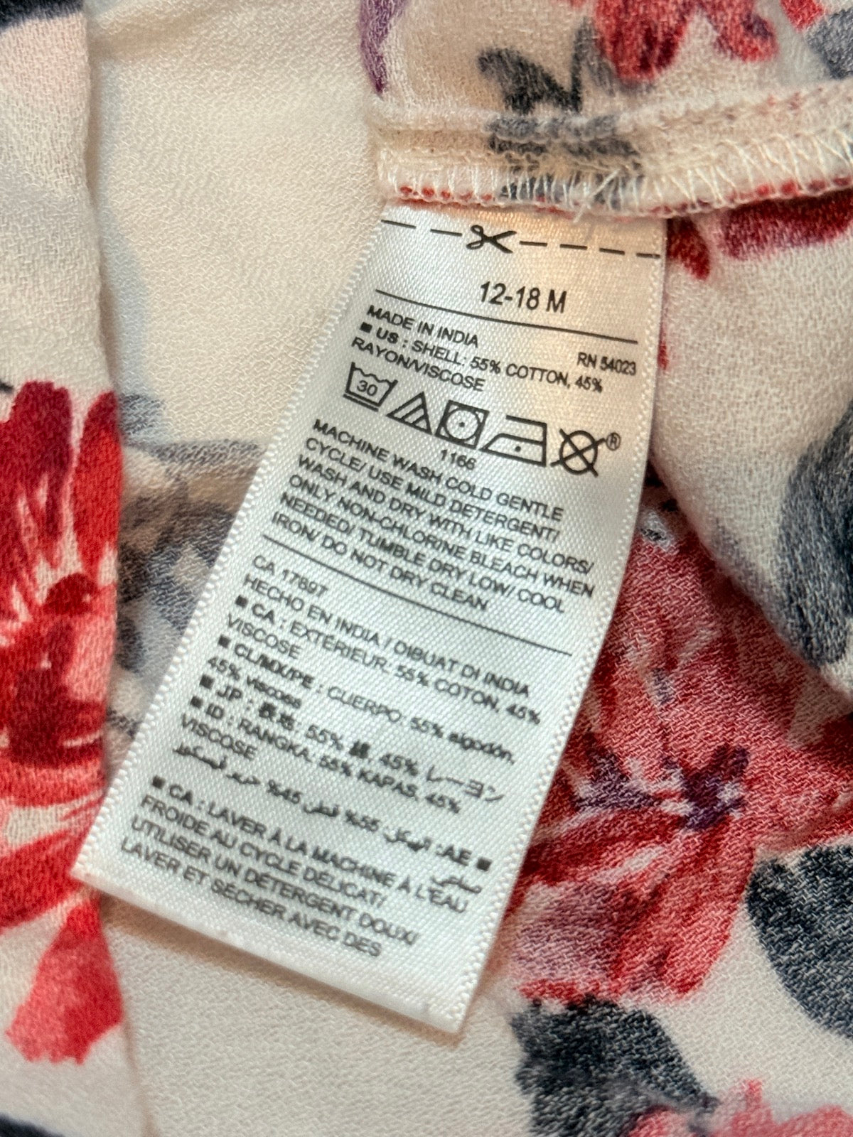 Old Navy Floral Dress 12-18M