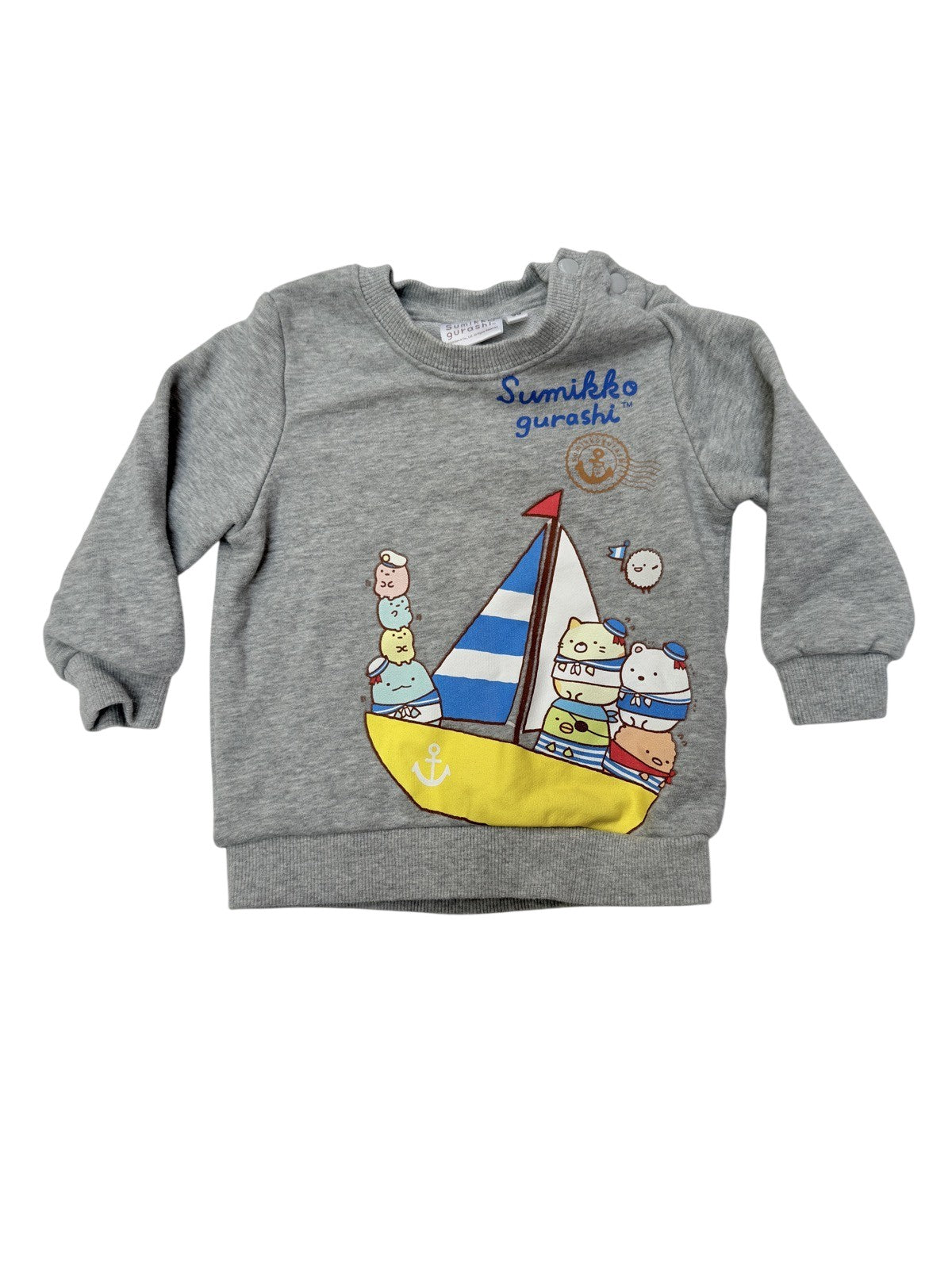 Sumikko Gurashi Sailboat Sweatshirt Size 2T