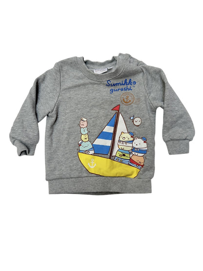 Sumikko Gurashi Sailboat Sweatshirt Size 2T