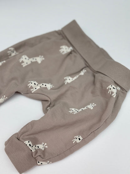 H&M Giraffe Print Harem Pants 1-2M