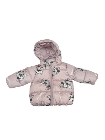 H&M Minnie Mouse Puffer Jacket 6-12M