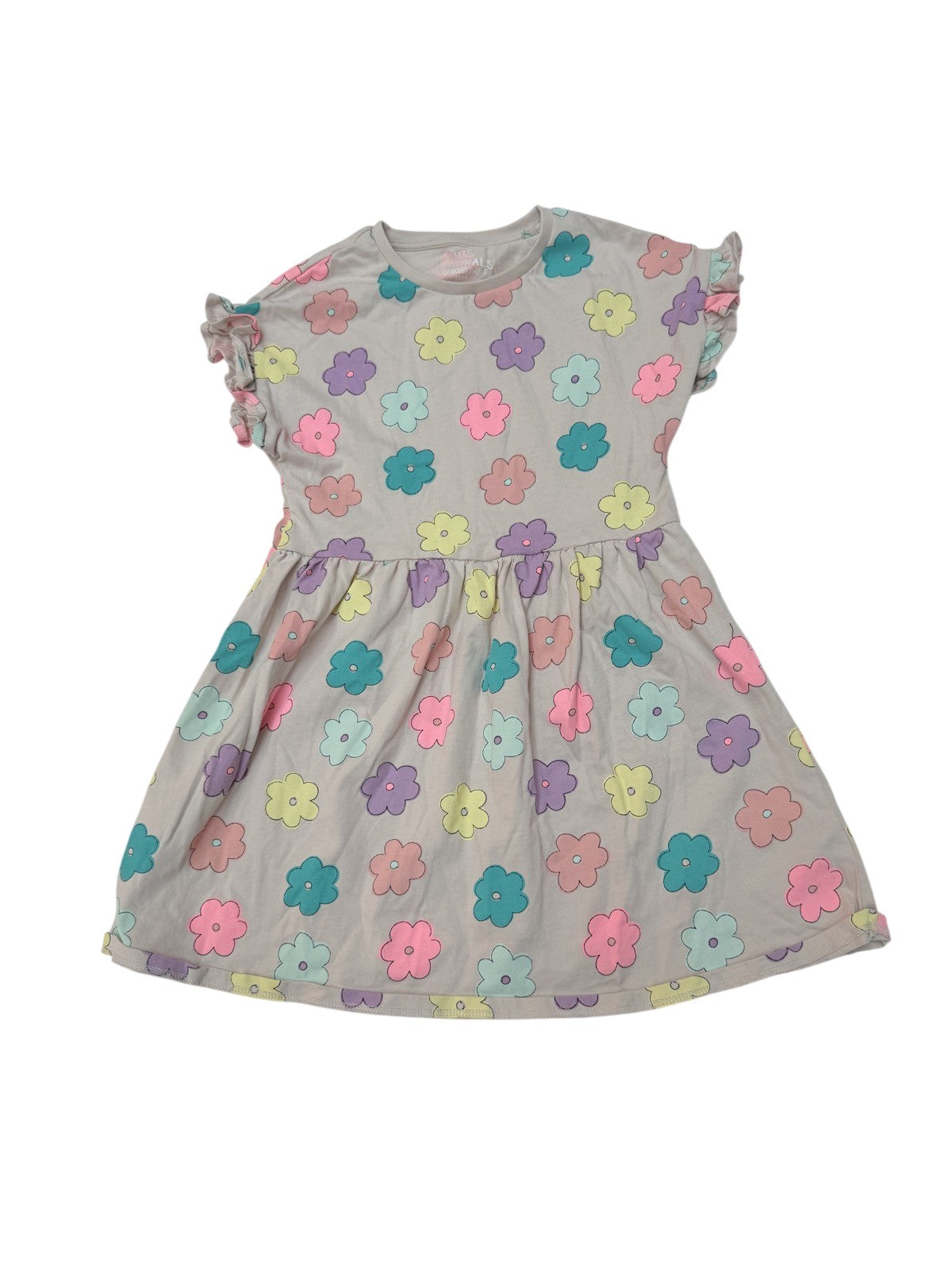 M&S Originals Floral Print Dress Size 7