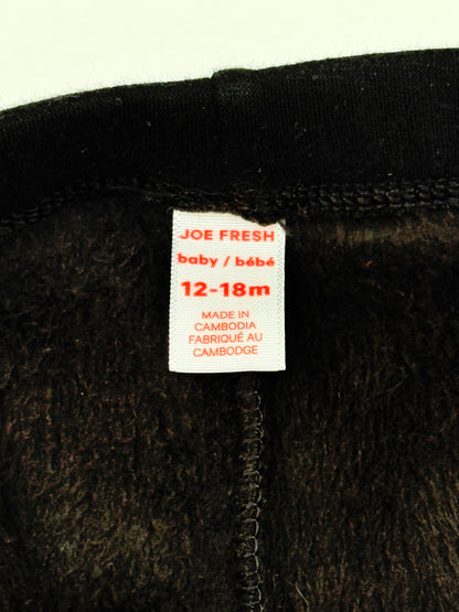 Joe Fresh Black Leggings 12-18M