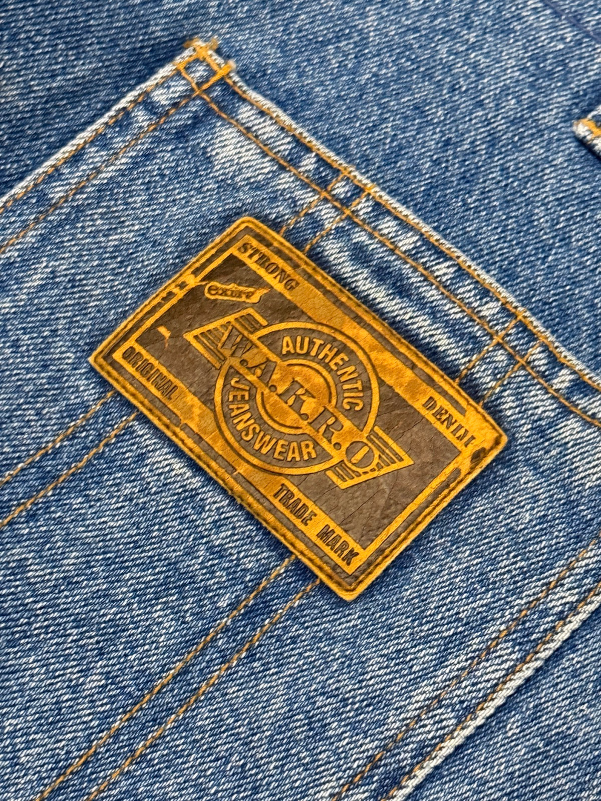 W.A.R.O. Denim Bib Overalls Size 7-8y