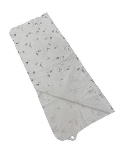 Animal Print Flannel Baby Receiving Blanket