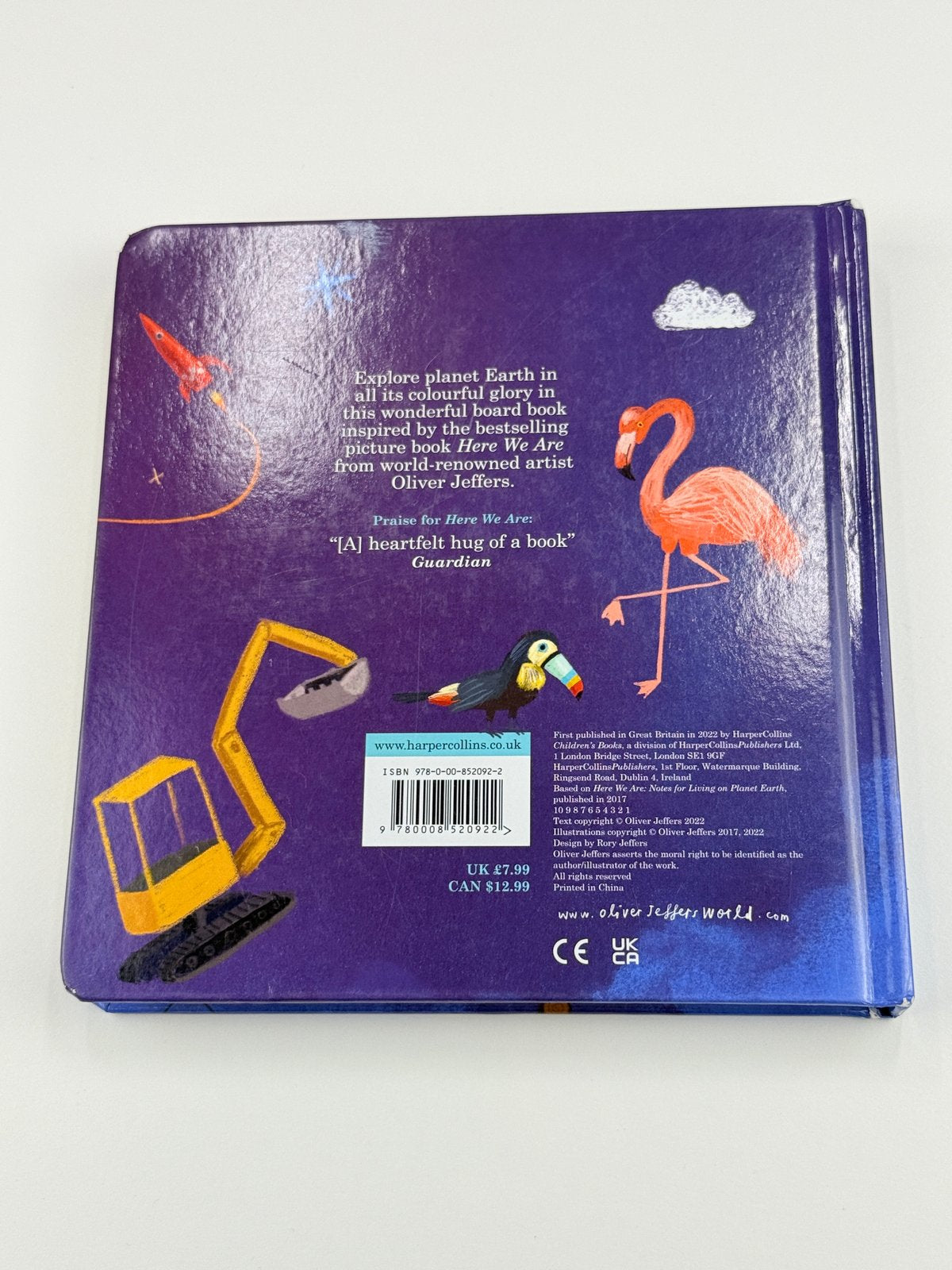 Oliver Jeffers Here We Are Book of Colours