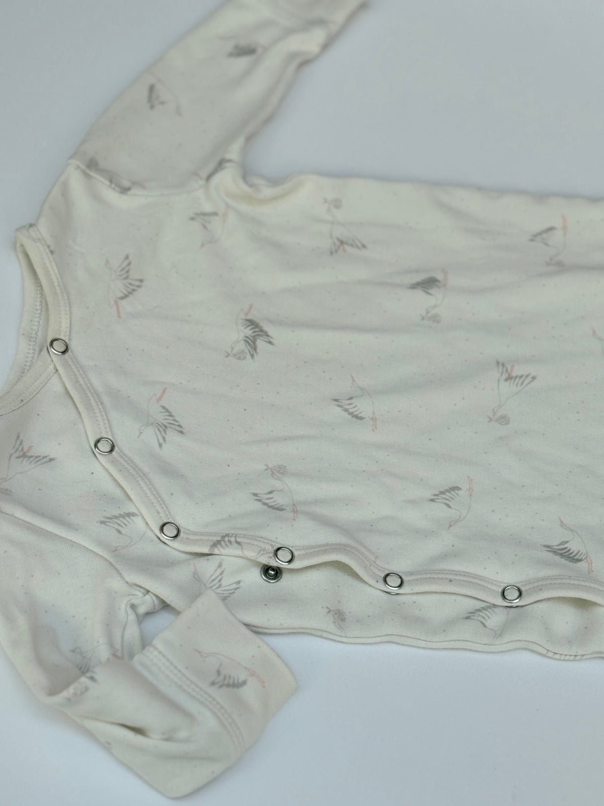 Pehr Stork Print Romper 6-12m