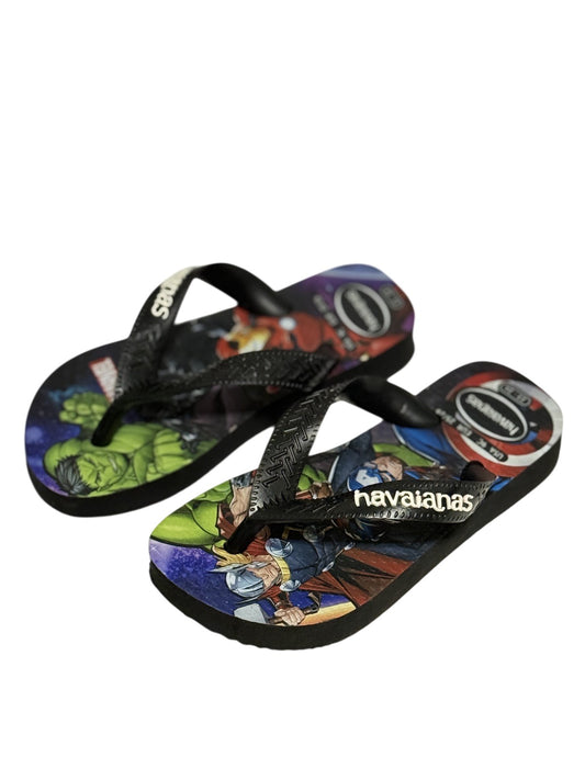 Havaianas Marvel Avengers Flip Flops Size 9C