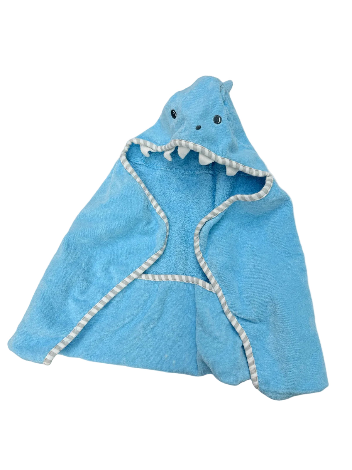 Shark Hooded Baby Bath Towel 0-6m