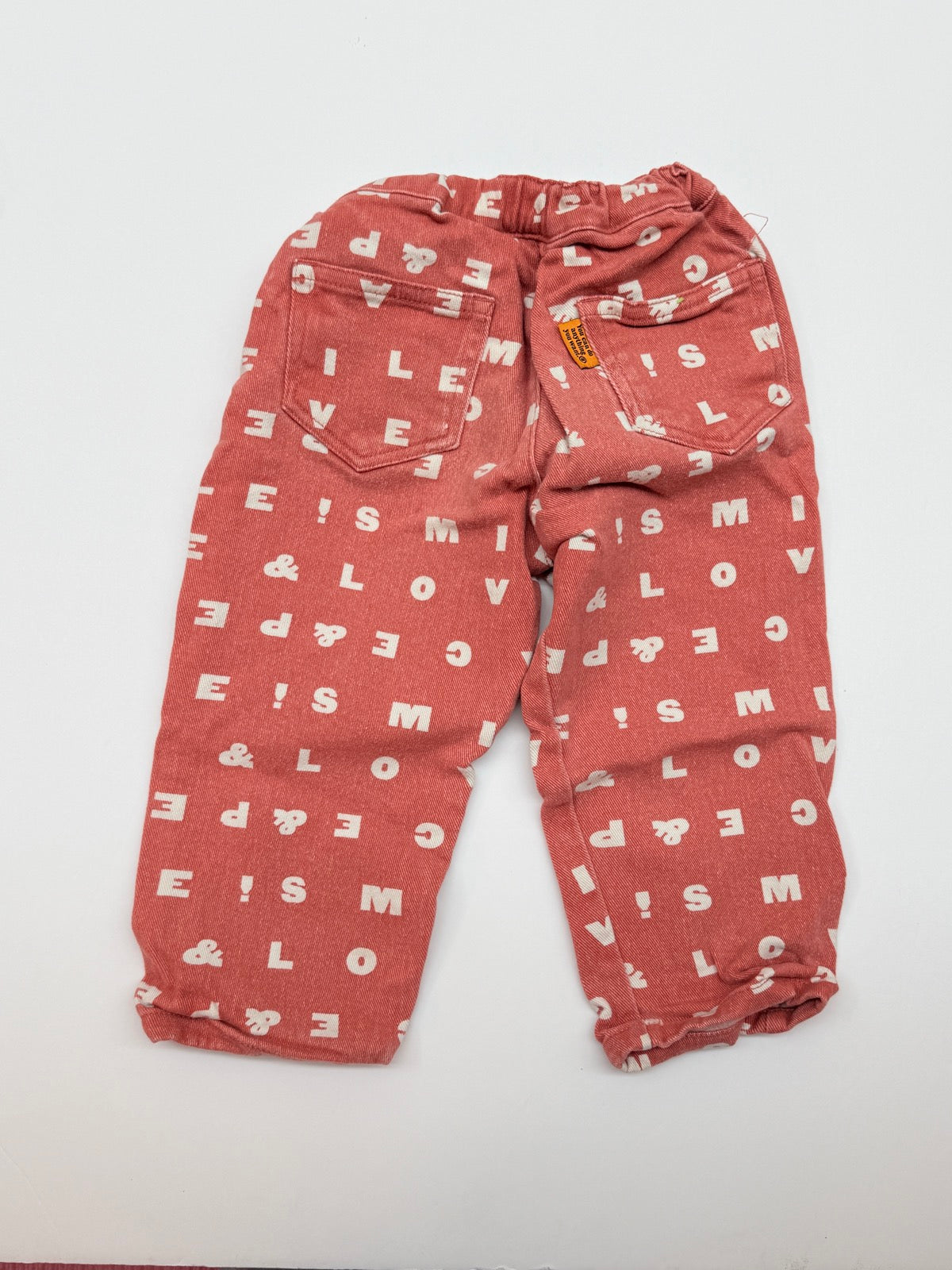 Breeze Letter Print Pants Size 100 - 3/4Y