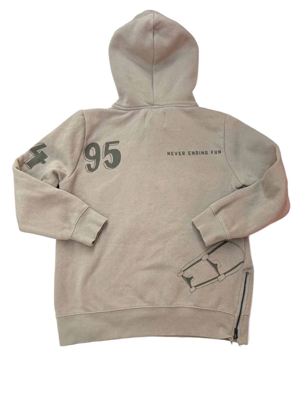 Zara Kids Skate Graphic Hoodie Size 9