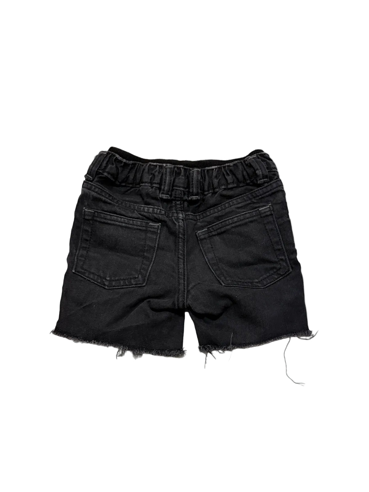 Gap Black Denim Cut-Off Shorts 12-18m