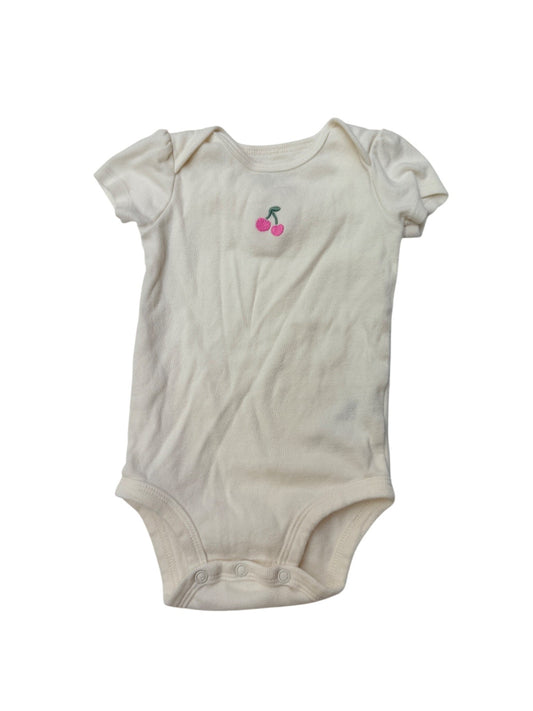 Carter's Cherry Embroidered Bodysuit 6M