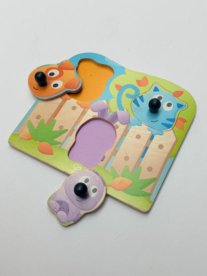 Hape Wooden Animal Peg Puzzle