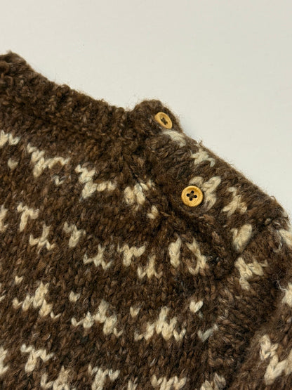 Zara Fair Isle Knit Sweater 6-9M