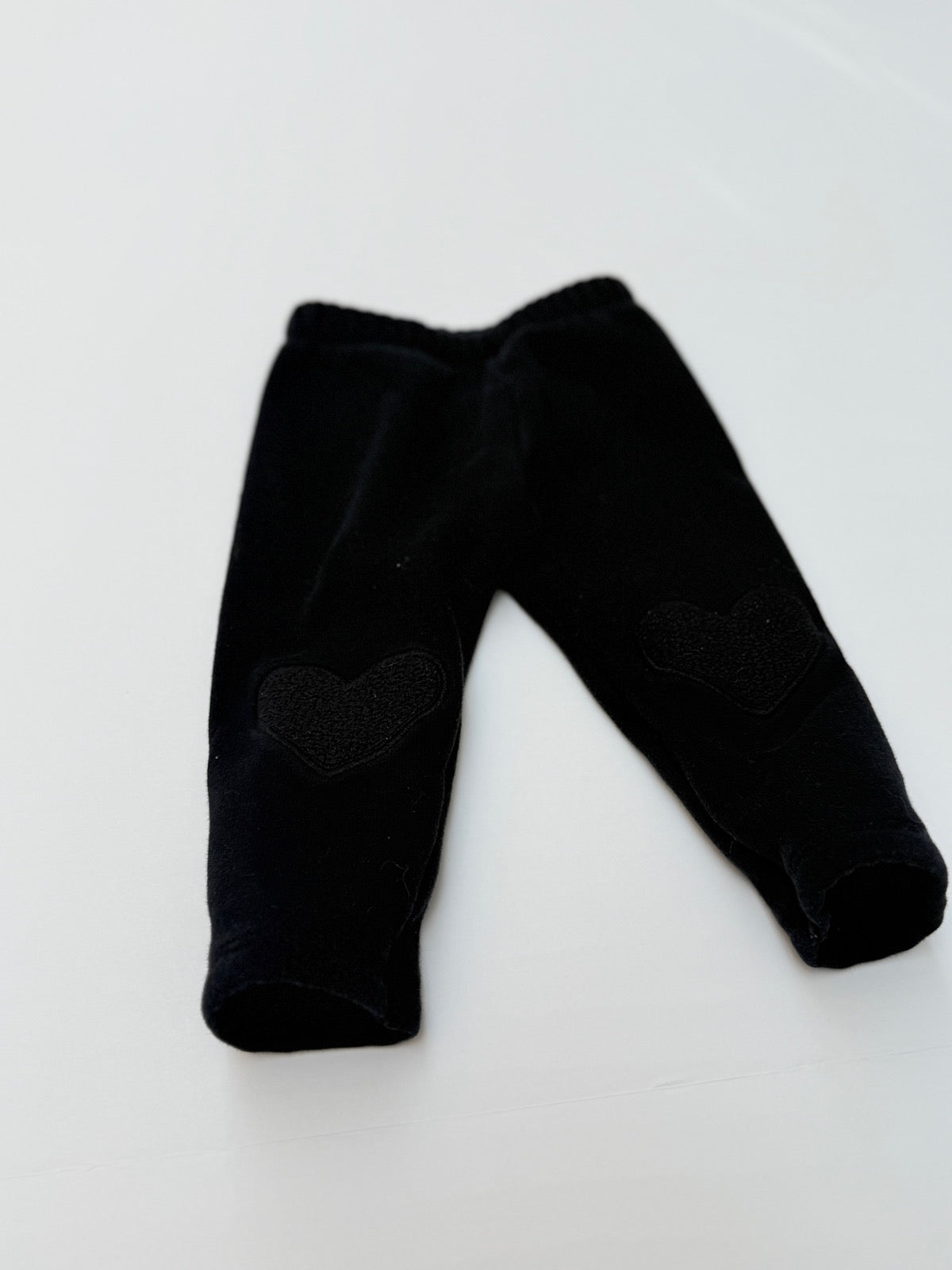 Old Navy Fleece Heart Knee Leggings 6-12M