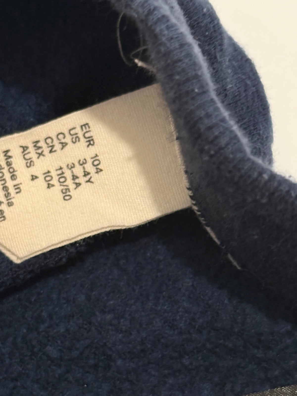 H&M Navy Glitter Heart Jogger Pants 3-4Y