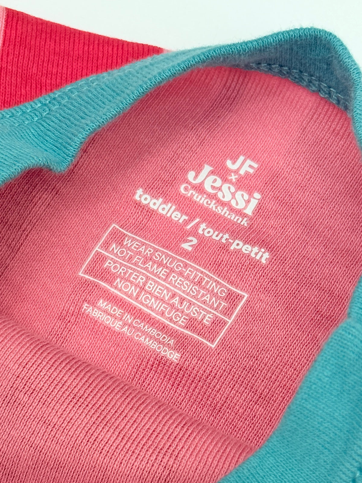 JF x Jessi Cruickshank Striped Pajama Set Size 2