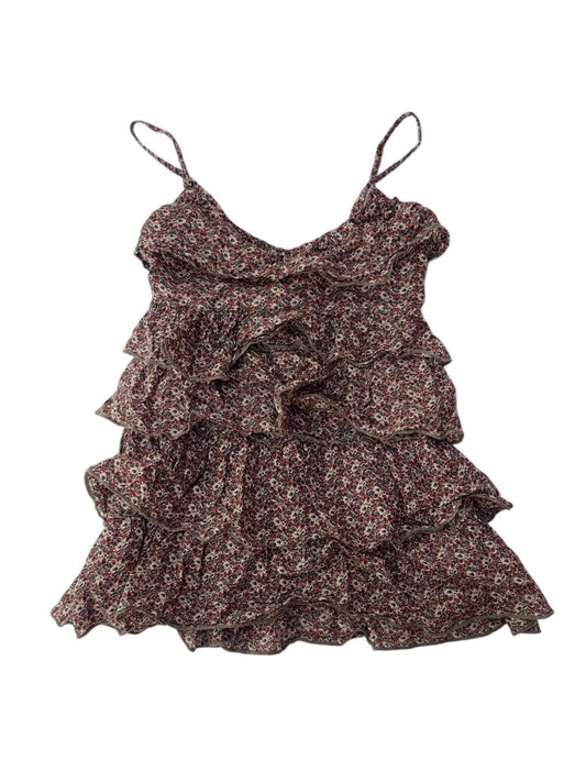 Taboo Floral Ruffle Cami Top Size 6
