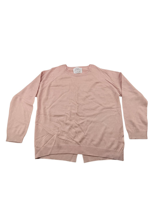 Zara Pink Knit Sweater Size 10