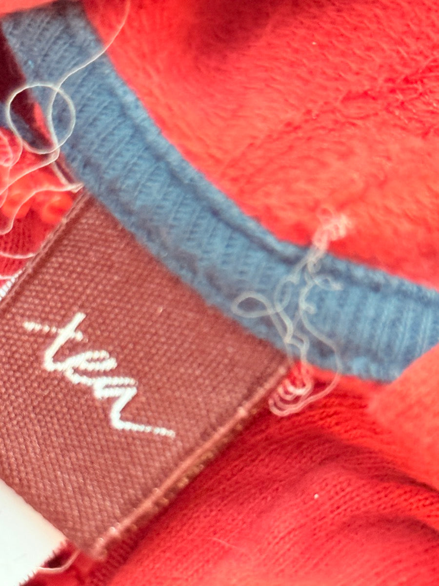Tea Collection Lightning Bolt Red Zip Hoodie 3T