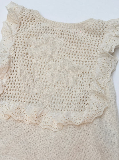 Zara Crochet Lace Trim Top Set 5-6Y