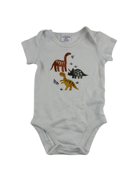 Petit Lem's Mini Threads Dinosaur Bodysuit 9M