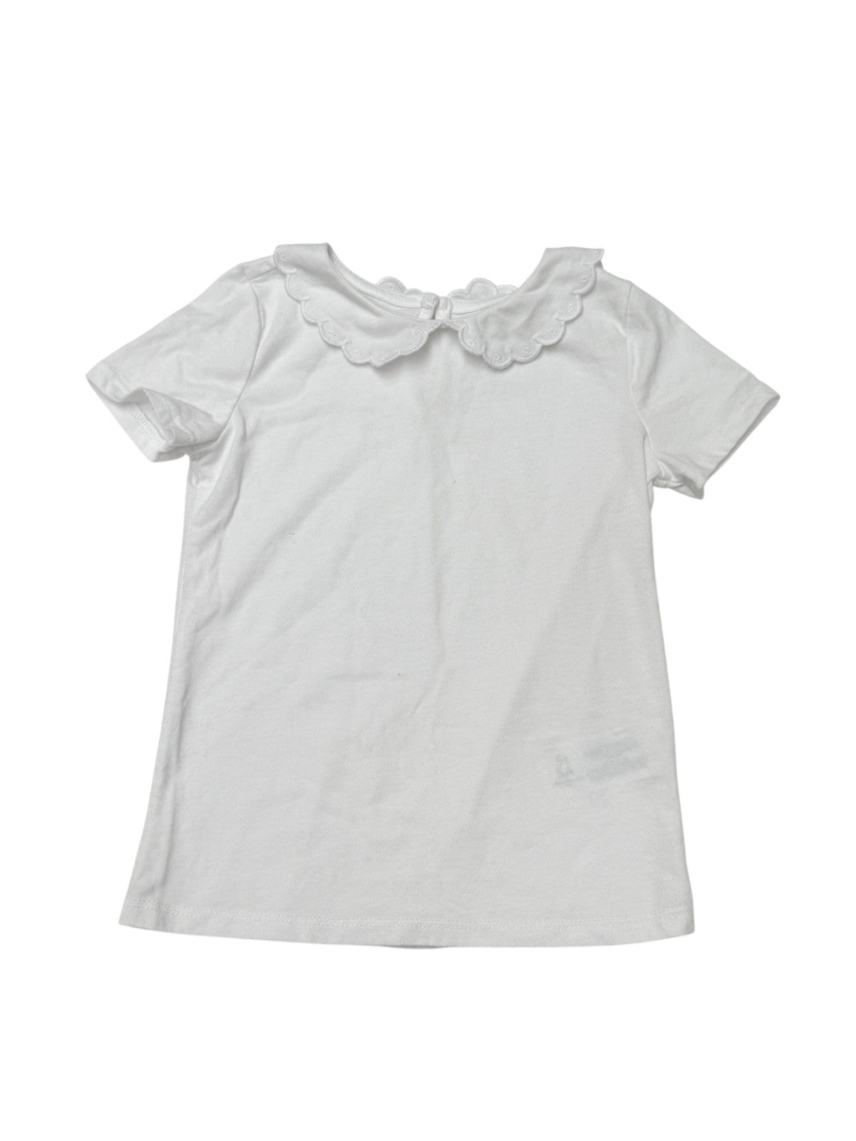 OshKosh White Peter Pan Collar Tee 5T