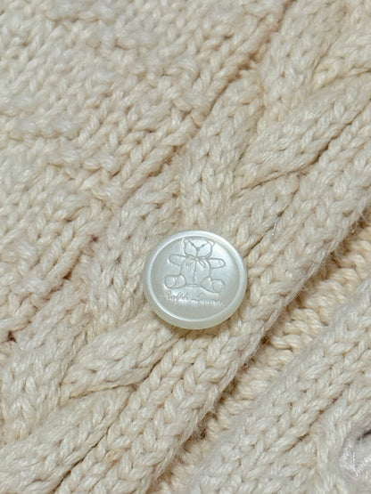 Ralph Lauren Hooded Cable Knit Cardigan 18M